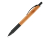 Ручка бамбуковая шариковая Pati (черный/натуральный)  (Изображение 1)