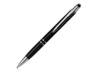 Ручка-стилус пластиковая шариковая (черный)  (Изображение 1)