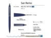 Ручка металлическая шариковая San Remo, софт тач (ярко-синий)  (Изображение 3)