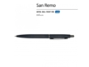 Ручка металлическая шариковая San Remo, софт тач (темно-синий)  (Изображение 2)