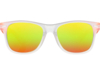Очки солнцезащитные с зеркальными линзами Partymaker (белый/оранжевый)  (Изображение 2)