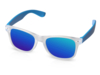 Очки солнцезащитные с зеркальными линзами Partymaker (бесцветный полупрозрачный/синий)  (Изображение 1)