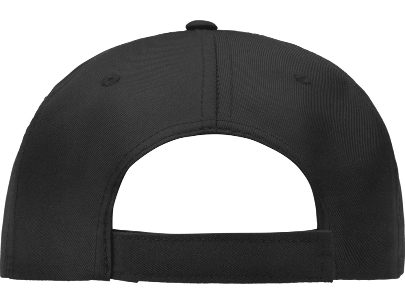 Бейсболка Poly (черный)  (Изображение 4)