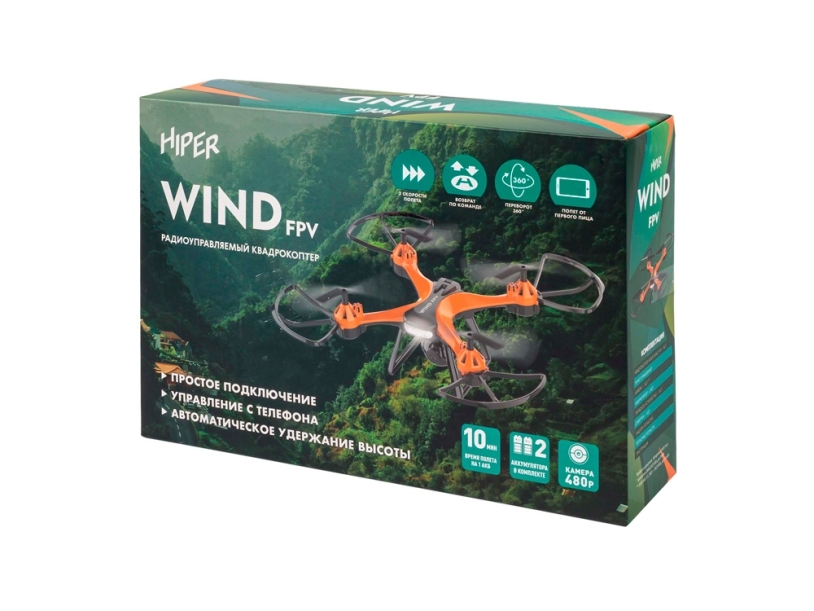 Радиоуправляемый квадрокоптер HIPER WIND FPV (Изображение 8)