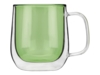 Набор Bergamot: кружка и ситечко для чая (зеленый прозрачный/серебристый)  (Изображение 3)
