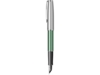 Ручка перьевая Parker Sonnet Essentials Green SB Steel CT (серебристый/зеленый)  (Изображение 3)