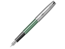 Ручка перьевая Parker Sonnet Essentials Green SB Steel CT (серебристый/зеленый) 