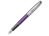 Ручка перьевая Parker Sonnet Essentials Violet SB Steel CT (серебристый/фиолетовый)  (Изображение 1)