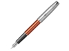 Ручка перьевая Parker Sonnet Essentials Orange SB Steel CT (оранжевый/серебристый)  (Изображение 1)