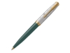 Ручка шариковая Parker 51 Premium Forest Green GT (зеленый/серебристый/золотистый)  (Изображение 1)