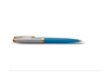Ручка шариковая Parker 51 Premium Turquoise GT (голубой/серебристый/золотистый)  (Изображение 3)