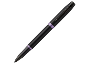 Ручка-роллер Parker IM Vibrant Rings Flame Amethyst Purple (черный/фиолетовый) 
