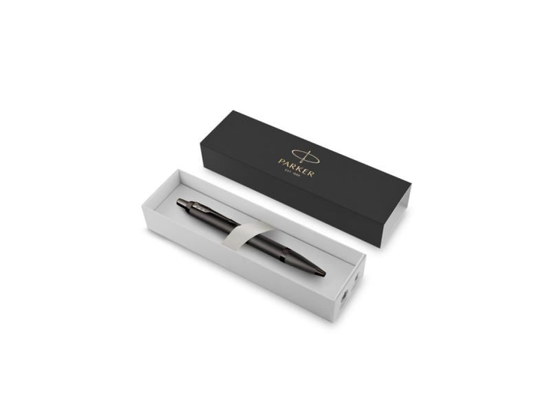 Ручка шариковая Parker IM Monochrome Black (черный)  (Изображение 4)