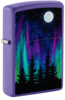 Зажигалка ZIPPO Night In The Forest с покрытием Purple Matte, латунь/сталь, фиолетовая, 38x13x57 мм (Изображение 1)