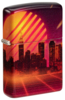 Зажигалка ZIPPO Cyber City с покрытием 540 Matte, латунь/сталь, оранжевая 38x13x57 мм (Изображение 1)