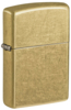 Зажигалка ZIPPO Classic с покрытием Street Brass, латунь/сталь, золотистая, 38x13x57 мм (Изображение 1)