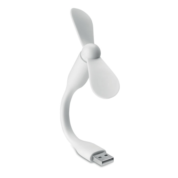 Настольный USB вентилятор (белый) (Изображение 1)