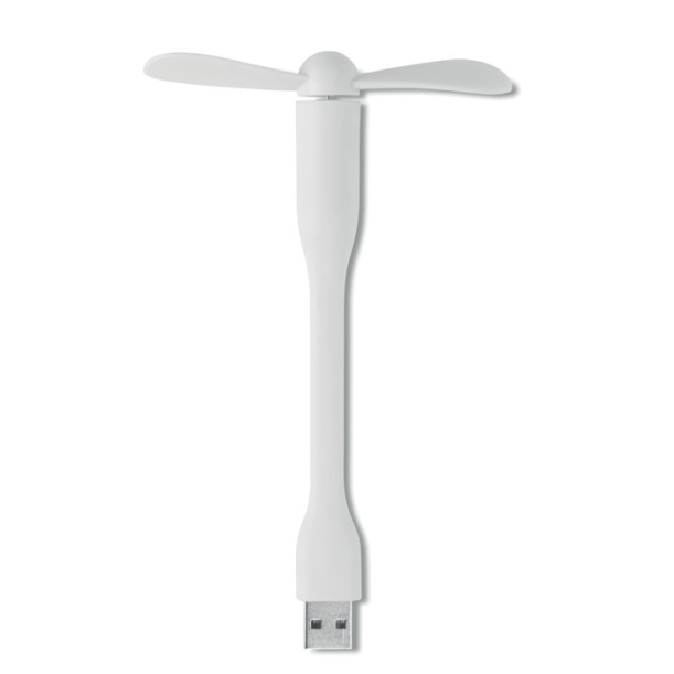 Настольный USB вентилятор (белый) (Изображение 3)