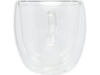 Стеклянный стакан Manti с двойными стенками и подставкой, 250 мл, 2 шт (натуральный)  (Изображение 2)