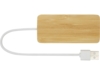 USB-концентратор Tapas из бамбука, натуральный (Изображение 3)