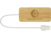 USB-концентратор Tapas из бамбука, натуральный (Изображение 7)