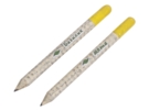 Набор Растущий карандаш mini, 2 шт. с семенами базилика и мяты (белый/светло-серый/желтый) 