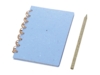 Блокнот А6 с бумажным карандашом и семенами цветов микс (синий)  (Изображение 2)