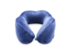Подушка для путешествий с эффектом памяти, с капюшоном Hooded Tranquility Pillow, синий (Изображение 1)