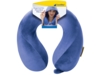 Подушка для путешествий с эффектом памяти, с капюшоном Hooded Tranquility Pillow, синий (Изображение 2)