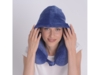 Подушка для путешествий с эффектом памяти, с капюшоном Hooded Tranquility Pillow, синий (Изображение 5)