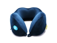 Подушка для путешествий со встроенным массажером Massage Tranquility Pillow, синий