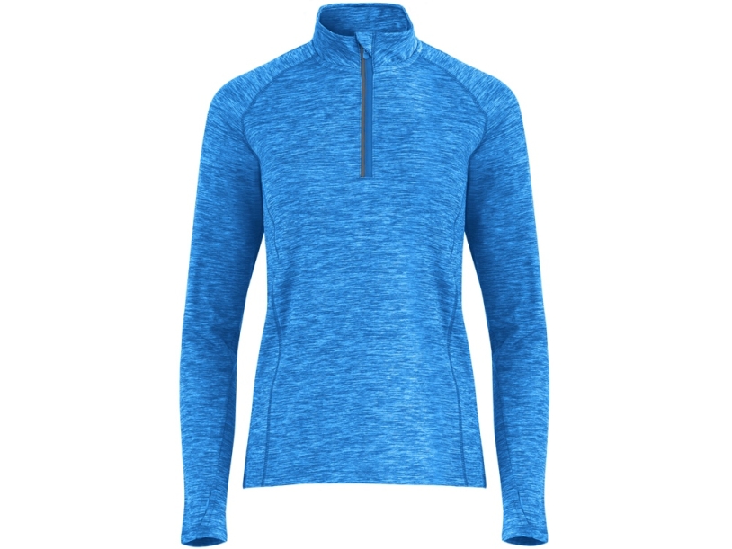 Толстовка с воротом на молнии Melbourne женская (синий) 2XL (Изображение 1)