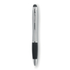 Шариковая ручка с подсветкой (тускло-серебряный) (Изображение 1)