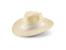 Шляпа из натуральной соломы EDWARD POLI (белый) 