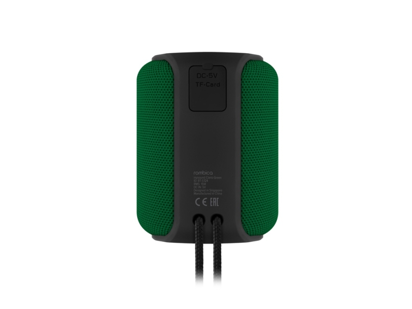 Портативная колонка mySound Clario, 15 Вт (черный/зеленый)  (Изображение 3)