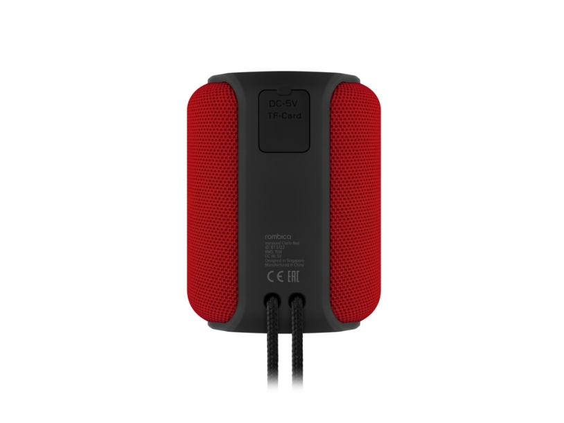 Портативная колонка mySound Clario, 15 Вт (черный/красный)  (Изображение 3)