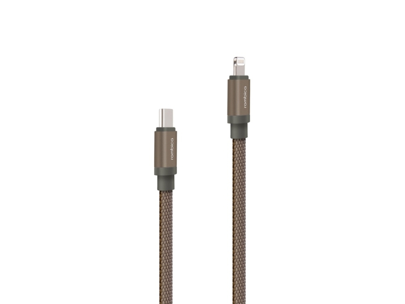 Кабель USB-C - Lightning MFI LINK-C, QC/PD, 1.5 м (оливковый)  (Изображение 1)