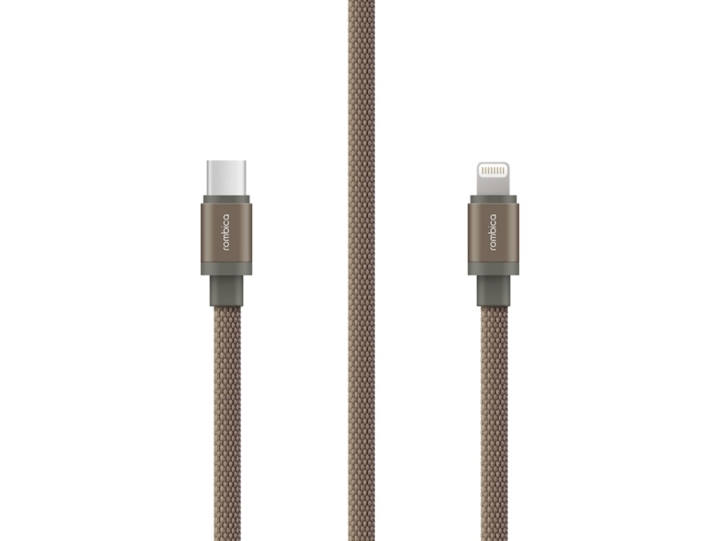 Кабель USB-C - Lightning MFI LINK-C, QC/PD, 1.5 м (оливковый)  (Изображение 2)