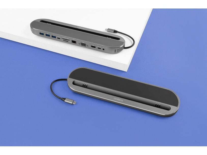 Хаб USB Type-C 3.0 для ноутбуков Falcon (черный)  (Изображение 9)