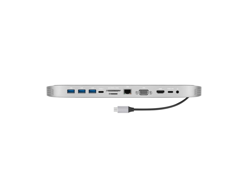 Хаб USB Type-C 3.0 для ноутбуков Falcon (серый)  (Изображение 2)