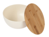 Салатник Bowl с бамбуковой крышкой, бежевый (Изображение 2)