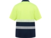 Рубашка поло со светоотражающими полосами Vega, мужская (navy/неоновый желтый) L (Изображение 2)