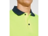 Рубашка поло со светоотражающими полосами Vega, мужская (navy/неоновый желтый) L (Изображение 6)