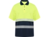 Рубашка поло со светоотражающими полосами Vega, мужская (navy/неоновый желтый) XL (Изображение 1)