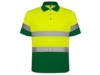 Рубашка поло со светоотражающими полосами Polaris, мужская (зеленый/неоновый желтый) L (Изображение 1)