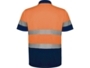 Рубашка поло со светоотражающими полосами Polaris, мужская (navy/неоновый оранжевый) S (Изображение 2)