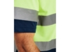 Рубашка поло со светоотражающими полосами Polaris, мужская (navy/неоновый желтый) 4XL (Изображение 7)