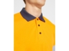 Рубашка поло со светоотражающими полосами Polaris с длинным рукавом, мужская (navy/неоновый оранжевый) XL (Изображение 6)