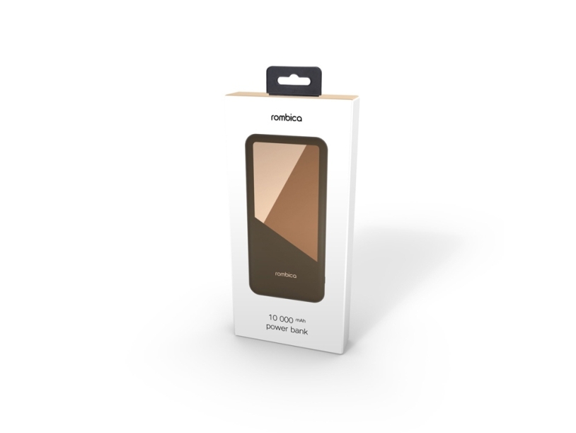 Внешний аккумулятор NEO Bright, 10000 mAh (коричневый/песочный)  (Изображение 5)