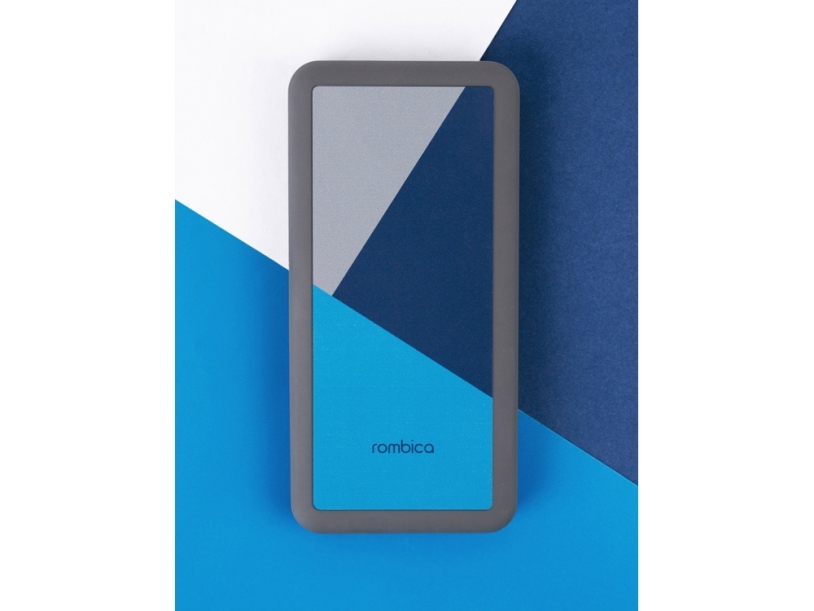 Внешний аккумулятор NEO Bright, 10000 mAh (серый/голубой/синий)  (Изображение 10)